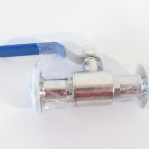 25mm SS Ball valve , with 1.5 inch triclover connection
