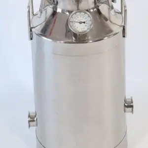 Learn how to distill in this 50lt SS 304 Boiler (Parts sold separately)